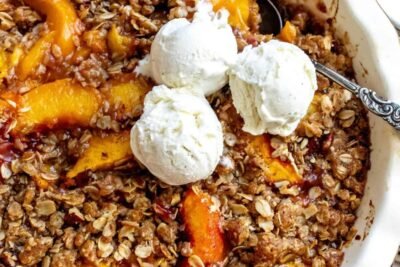 easy peach dessert recipes