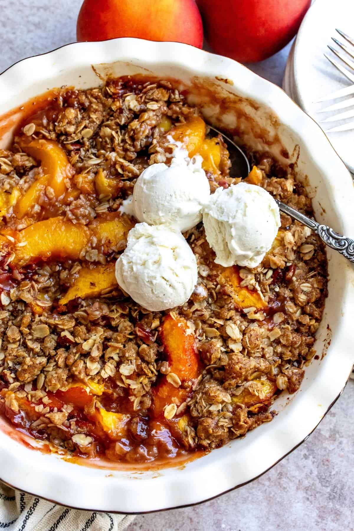 easy peach dessert recipes